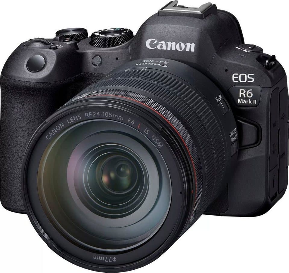 Canon EOS R6 Mark II Systemkamera (RF 24-105mm F4 L IS USM, 24,2 MP, WLAN (Wi-Fi), Bluetooth, Hybridkamera für Foto und Video ohne Kompromisse) - Thumbnail 6