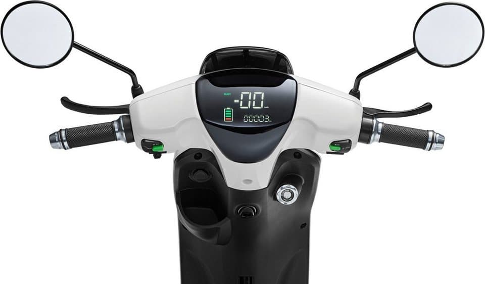 Luxxon E-Motorroller E2100, 2000 W, 45 km/h, bis zu 50 km Reichweite, mit Straßenzul., 2 Sitzplätze, für Erwachsene - Thumbnail 3