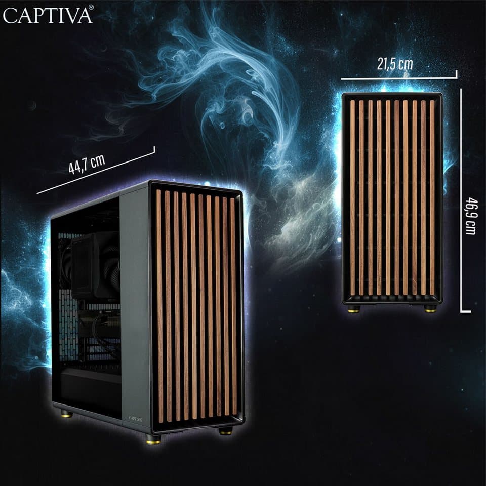 CAPTIVA Workstation I79-699 Business-PC (Intel® Core i9 14900K, -, 64 GB RAM, 1000 GB SSD, Luftkühlung) - Thumbnail 5