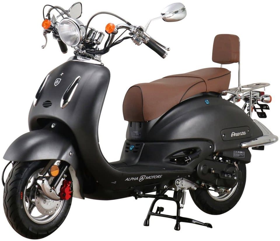 Alpha Motors Motorroller Retro Firenze, 50 ccm, 45 km/h, Euro 5, im Retro-Look - Thumbnail 2