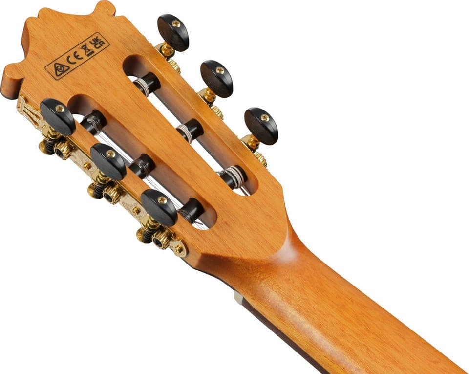 Ibanez Konzertgitarre GA360TCE-TBK Thinline-Konzertgitarre Black High Gloss, 4/4, Thinline-Konzertgitarre mit zwei Tonabnehmern und Cutaway - Thumbnail 11
