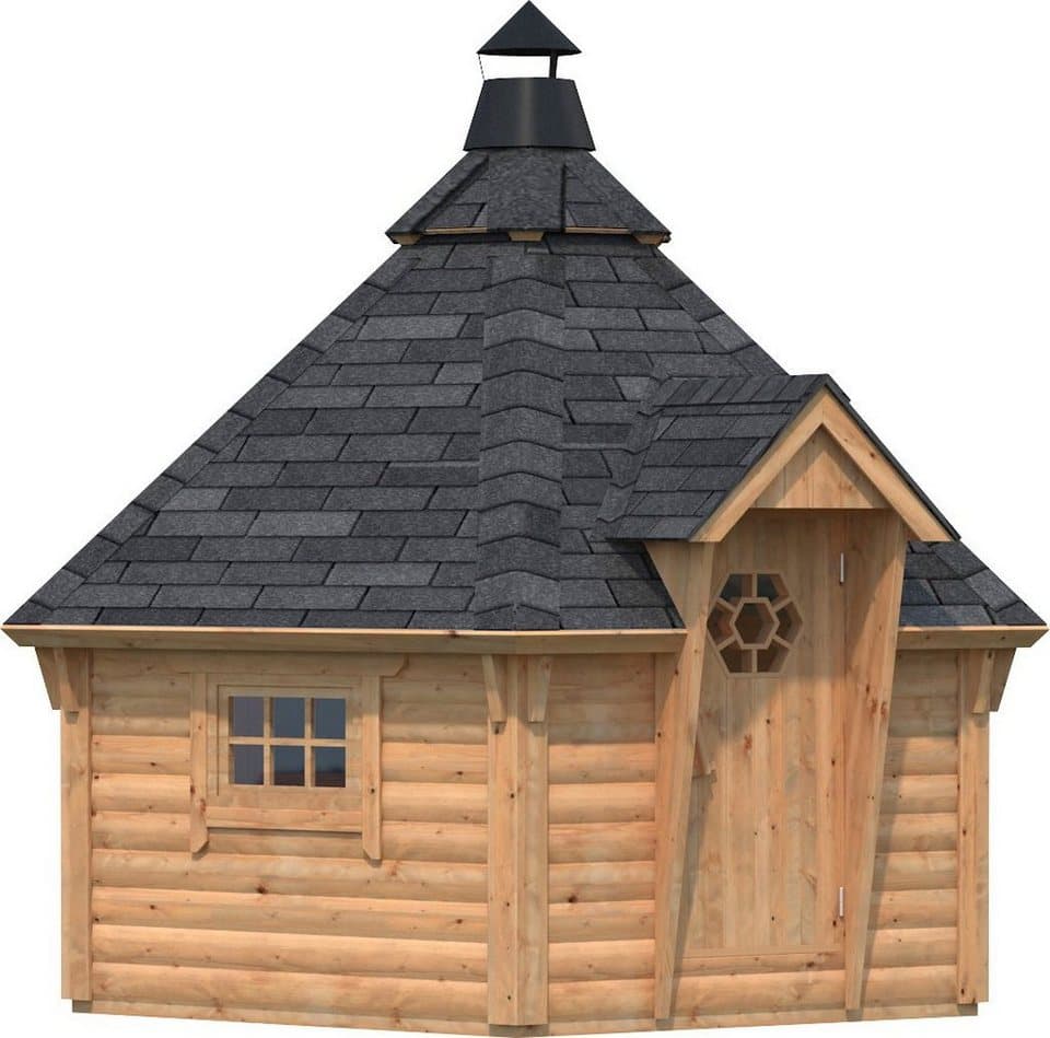 Palmako Grillkota Eva, BxT: 372x372 cm, hellbraun - Bild 1