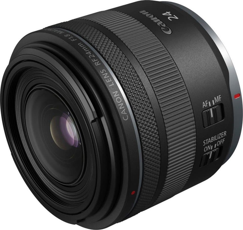 Canon RF 24mm F1.8 MACRO IS STM Weitwinkelobjektiv, (Passend für Canon EOS R System Kameras (z.B. EOS RP, R8) - Thumbnail 2