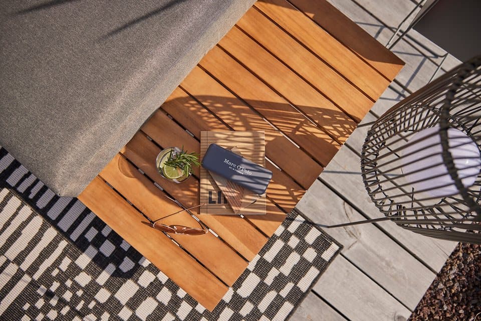 MERXX Gartenlounge-Set Athen, (15-tlg., 1x Eckbank, 1x Tisch 95x95 cm, inkl. Sitz- und Rückenkissen), Aluminiumgestell mit Akazienholz, FSC 100%, Unser Dauertiefpreis - Thumbnail 24