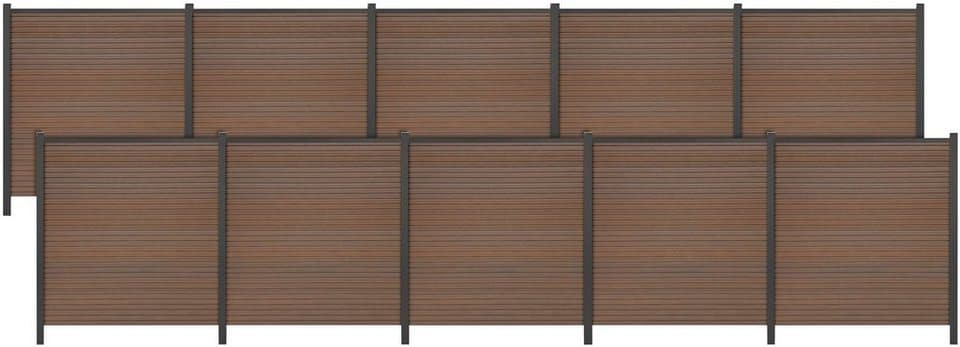 Tetzner & Jentzsch Sichtschutzelement WARREN 8, (Set), pflegeleicht, coextrudierte Oberfläche, Design-Oberfläche - Bild 1