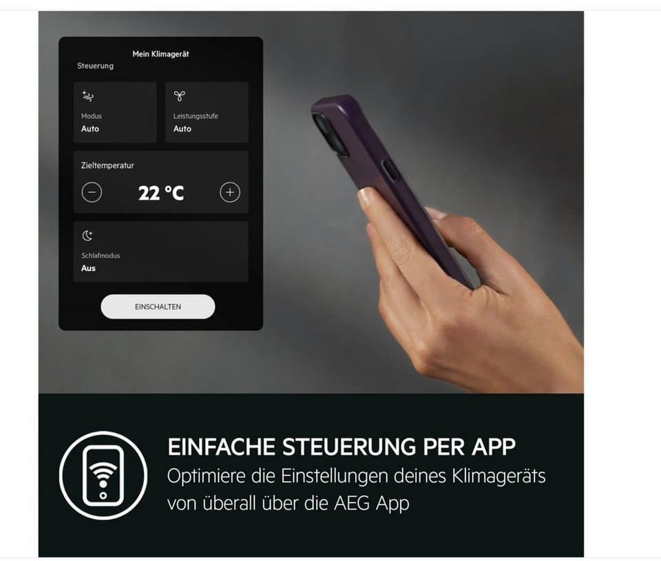AEG Klimagerät AXP26U339CW, 2600 W, max. Raumgröße 40 m² - Thumbnail 2