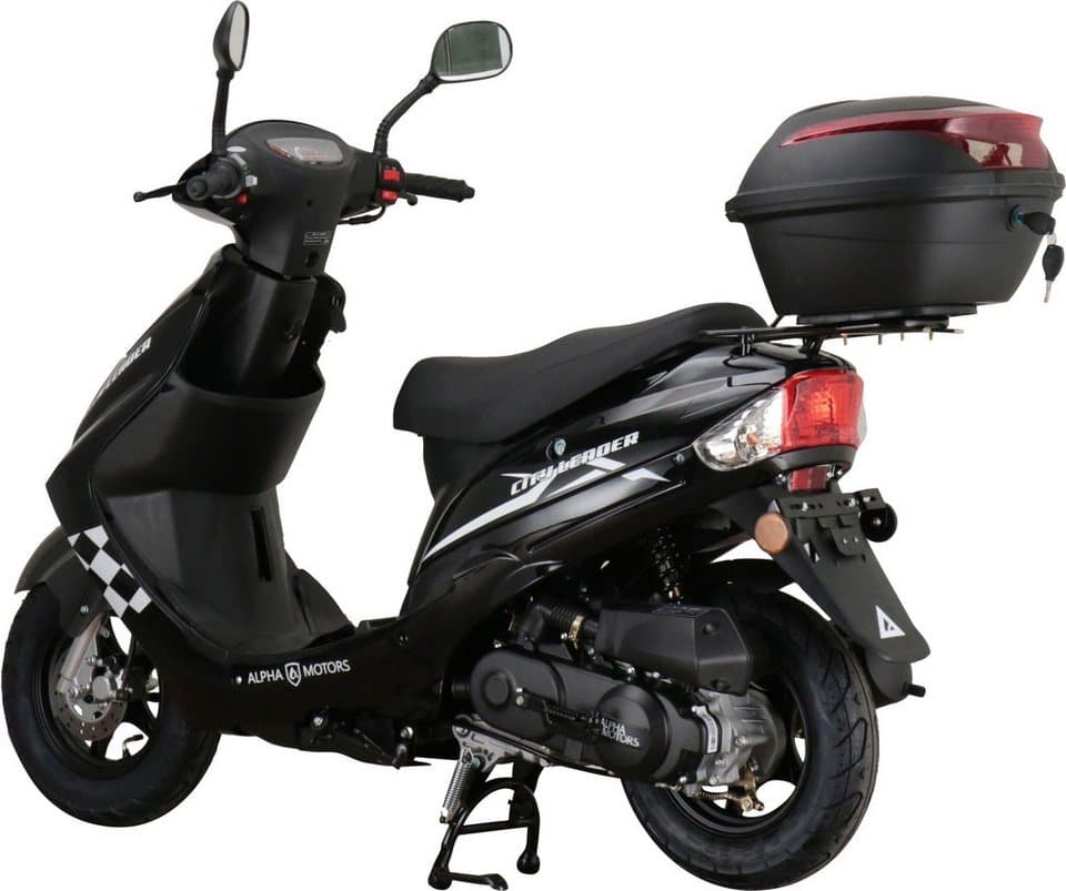 Alpha Motors Motorroller CityLeader, 50 ccm, 45 km/h, Euro 5, inkl. Topcase - Thumbnail 9