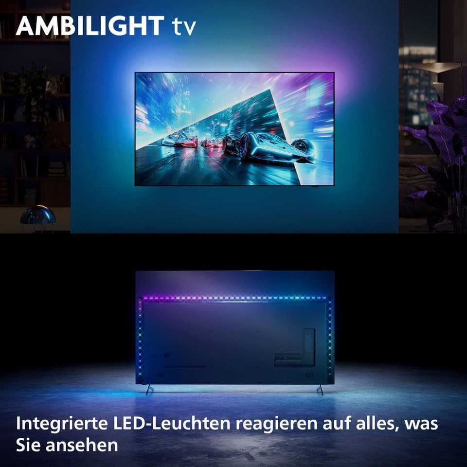 Philips 55OLED761/12 OLED-Fernseher (139 cm/55 Zoll, 4K Ultra HD, Smart-TV) - Thumbnail 2