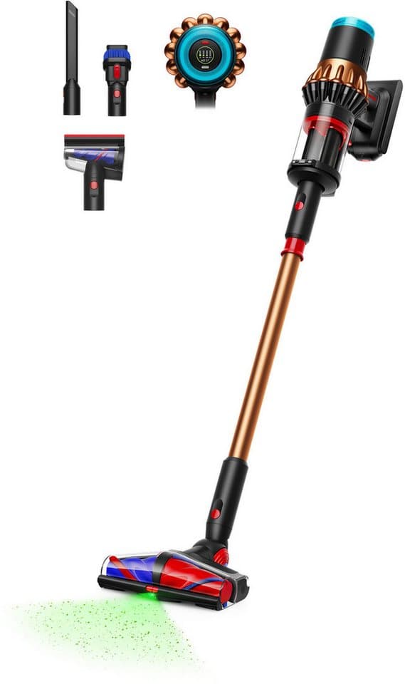 DYSON Akku-Hand-und Stielstaubsauger V16 (DS60) Piston Animal, 900W, bis zu 70 Minuten Laufzeit, 900 W, Haarentwirrungstechnologie