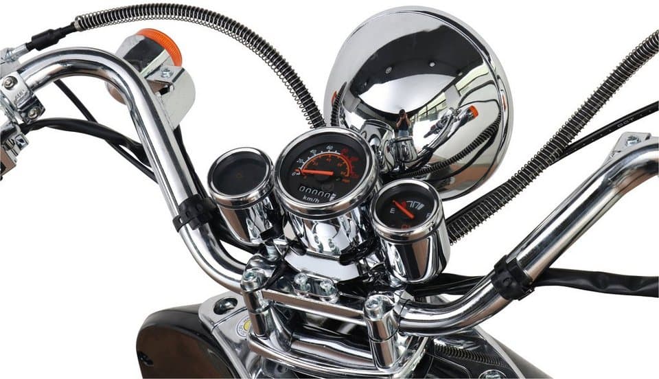 Alpha Motors Motorroller Retro Firenze, 50 ccm, 45 km/h, Euro 5, im Retro-Look - Thumbnail 4