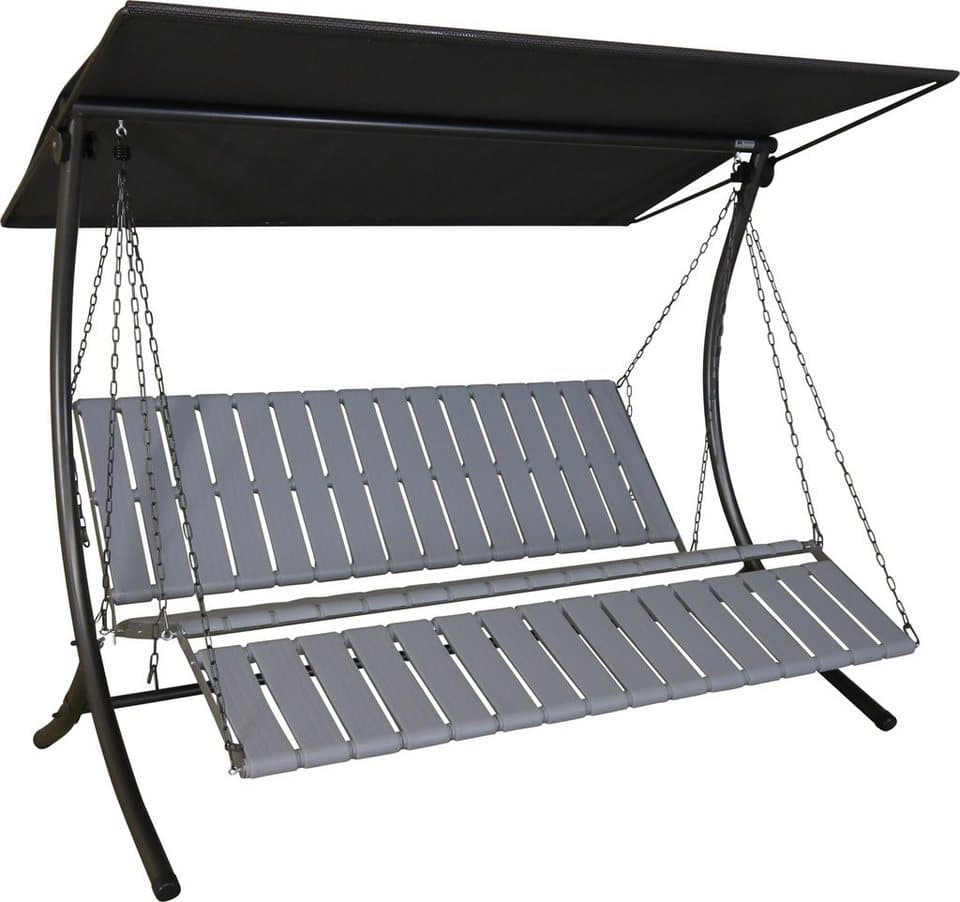 Angerer Freizeitmöbel Hollywoodschaukel Luxus Smart coffee, 3-Sitzer, Bettfunktion, BxTxH: 210x145x160 cm - Thumbnail 4