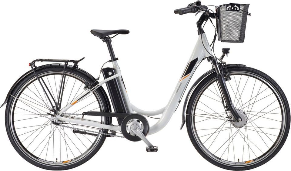 Telefunken E-Bike Cityrad Multitalent RC830, 3 Gang Shimano Nexus Schaltwerk, Frontmotor, 531,3 Wh, Pedelec, Elektrofahrrad für Damen u. Herren - Thumbnail 2