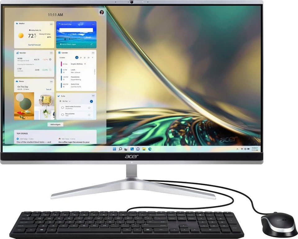 Acer Aspire C24-1650 All-in-One PC (23,8 Zoll, Intel Core i5 1135G7, Iris Xe Graphics, 8 GB RAM, 512 GB SSD, Luftkühlung) - Thumbnail 3