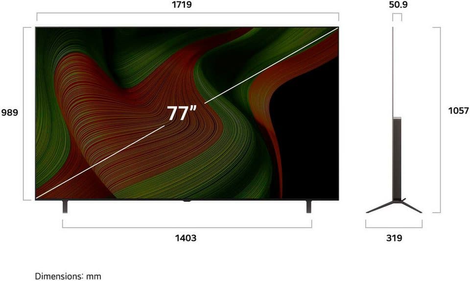 LG OLED77B59LA OLED-Fernseher (195 cm/77 Zoll, 4K Ultra HD, Smart-TV) - Thumbnail 15