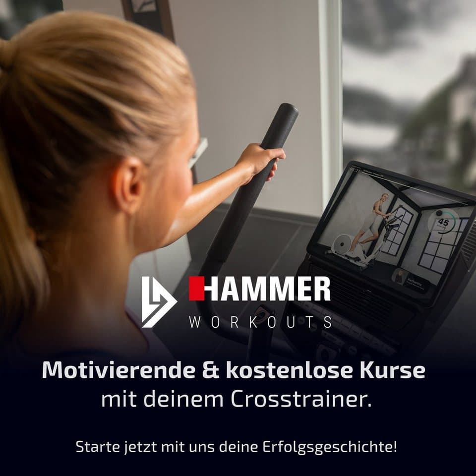 Finnlo by Hammer Crosstrainer LOXON XTR BT-V2 (Fitnessgerät), 150 kg max. Benutzergewicht, 32 Widerstandsstufen - Thumbnail 4