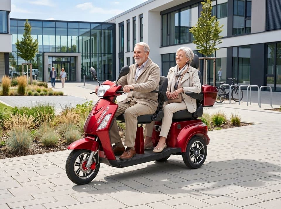 ECONELO Elektromobil, 1000 W, 25 km/h, Sicherheitsrollen gegen Kippen, 3 Geschwindigkeitsstufen - Thumbnail 14