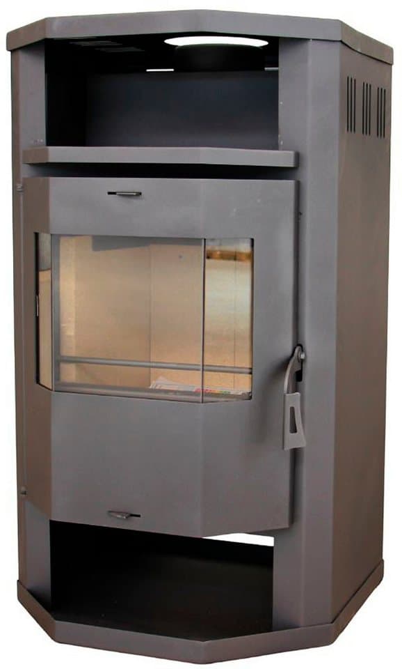 Kaminofen Prismo Stahl, 6,4 kW, Zeitbrand - Bild 1