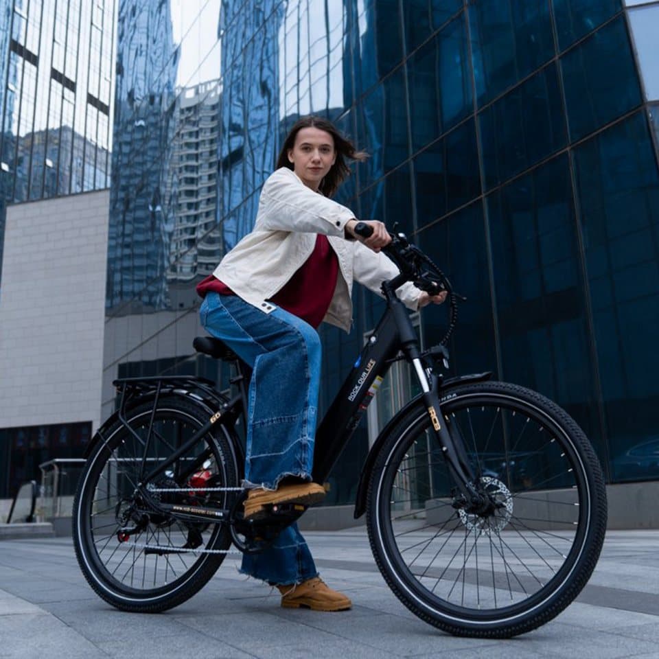 RCB E-Bike Pedelec G6 für Stadt und Gelände,27,5 Zoll Damen Elektrofahrrad,13Ah,60-100 km, 7 Gang, Heckmotor, 468 Wh, APP&NFC,ebike Damen,Gepäckträger hinten,max. Geschwindigkeit: 25 km/h - Thumbnail 7