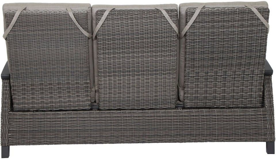 Siena Garden Gartenlounge-Set Corido, (Set, 9-tlg), bestehend aus 2 Sesseln, 1 Sofa, 1 Tisch und 5 Auflagen - Thumbnail 17