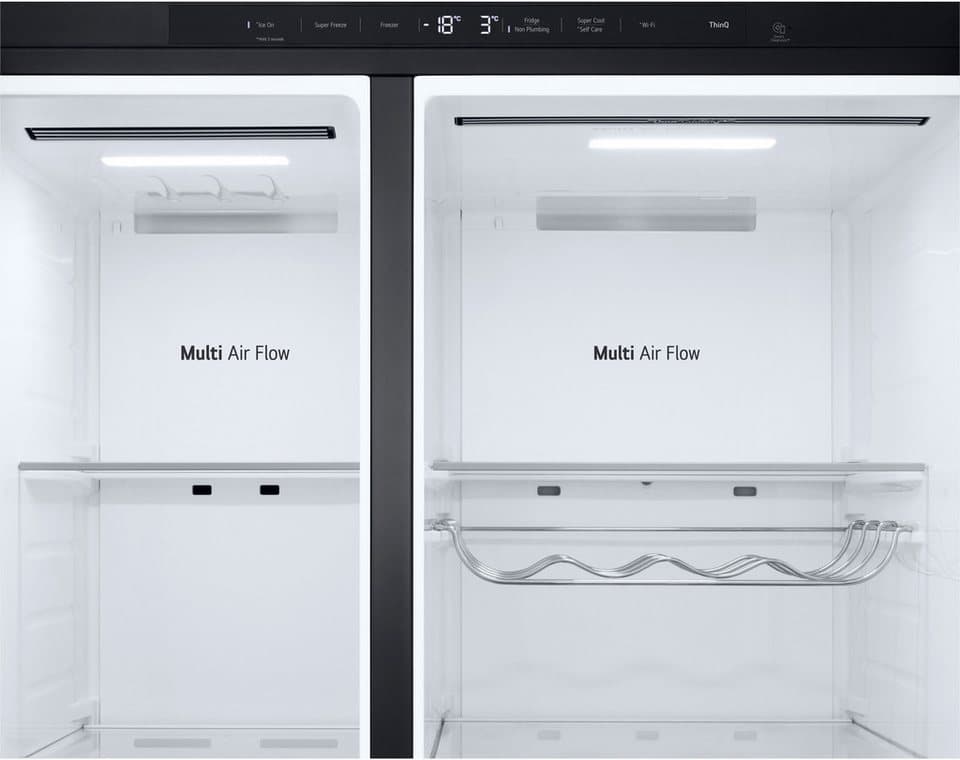 LG Side-by-Side GSLE81EPBD, 179 cm hoch, 91,3 cm breit, Wasser-/Eis-/Crushed Ice-Spender, Wassertank, Door Cooling+ - Thumbnail 15