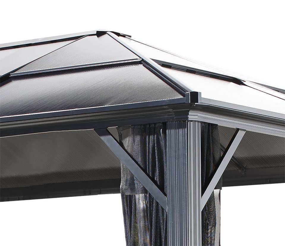 Sojag Pavillon Gazebo Meridien, (Set), BxT: 365x485 cm, mit Moskitonetzen - Thumbnail 4