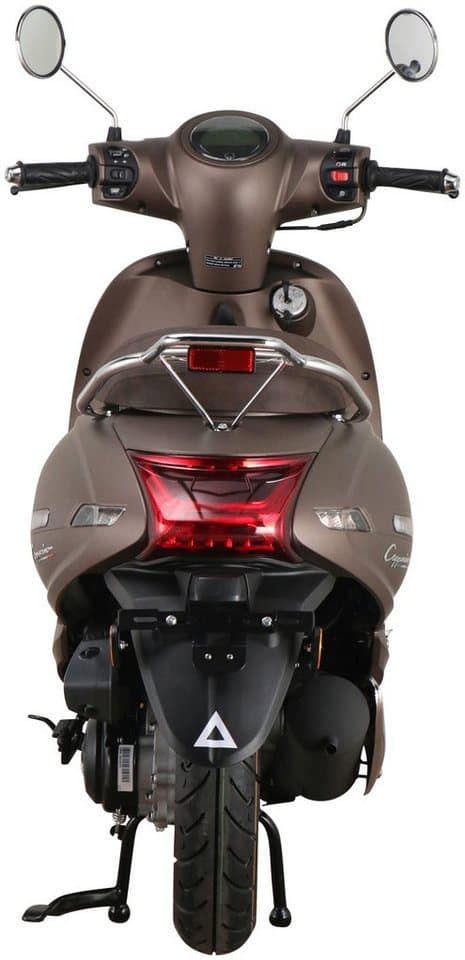 Alpha Motors Motorroller Cappucino, 125 ccm, 85 km/h, Euro 5+, mattbraun - Thumbnail 6