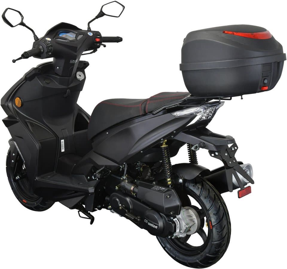 GT UNION Motorroller Striker 45, 49,5 ccm, 45 km/h, Euro 5, (Set, mit Topcase), Luftgekühlter Motor - Thumbnail 8