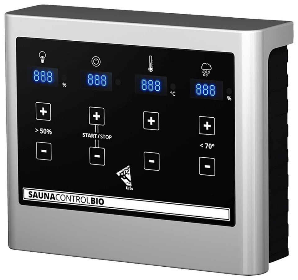 Karibu Bio-Saunaofen, 9 kW, externe Steuerung, (1-St), mit Steinen - Thumbnail 2