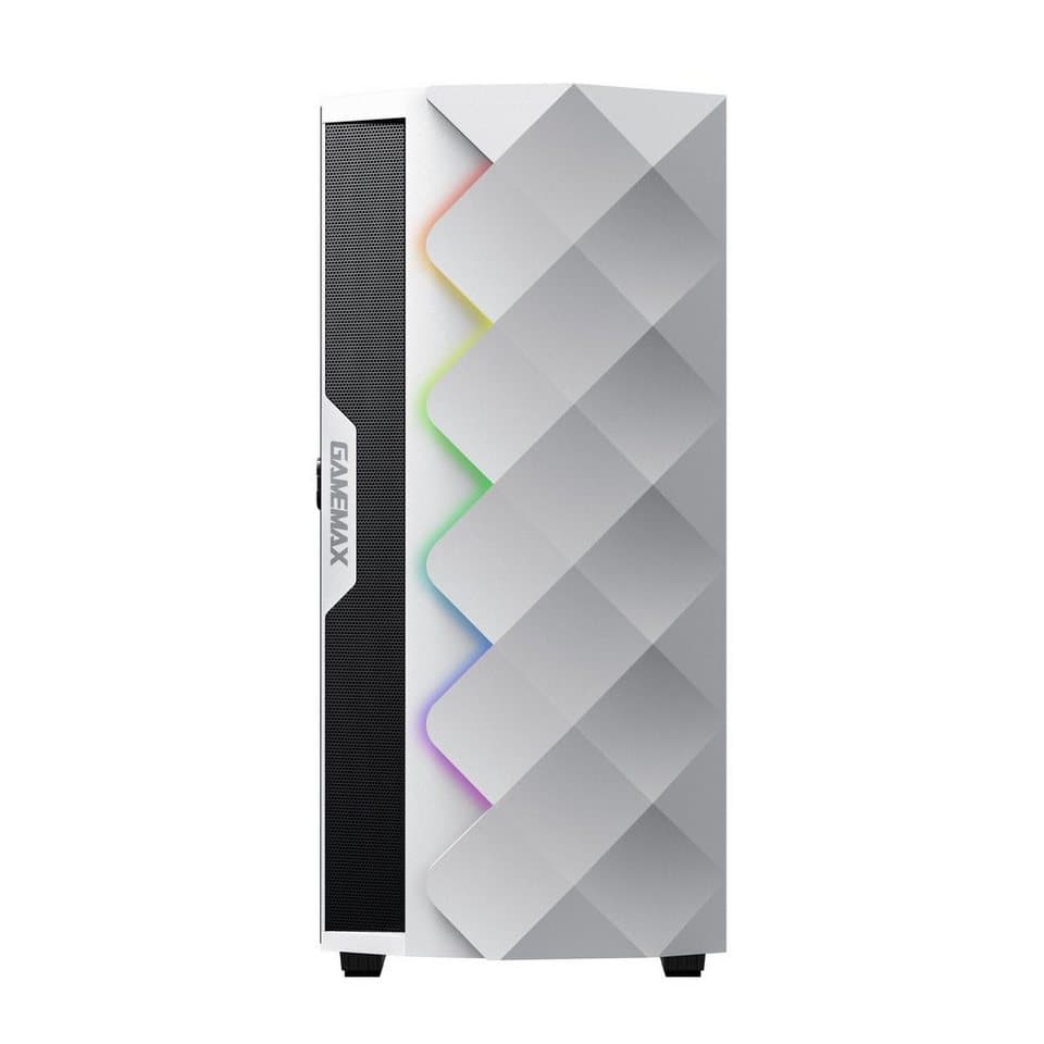 GAMEMAX MegaDeal Diamond WT 2703 AMD Ryzen 7 5700X RTX 5060 16GB 1TB SSD Gaming-PC-Komplettsystem (32", AMD Ryzen 7 5700X, RTX 5060, 16 GB RAM, 1000 GB SSD, Windows 11 + MSI MAG 32C6X Curved Monitor, 80cm (32) - Thumbnail 2
