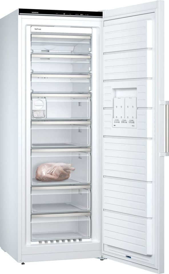 SIEMENS Gefrierschrank iQ500 GS58NAWCV, 191 cm hoch, 70 cm breit, Nie wieder Abtauen dank noFrost und bigBox für genügend Platz - Thumbnail 2