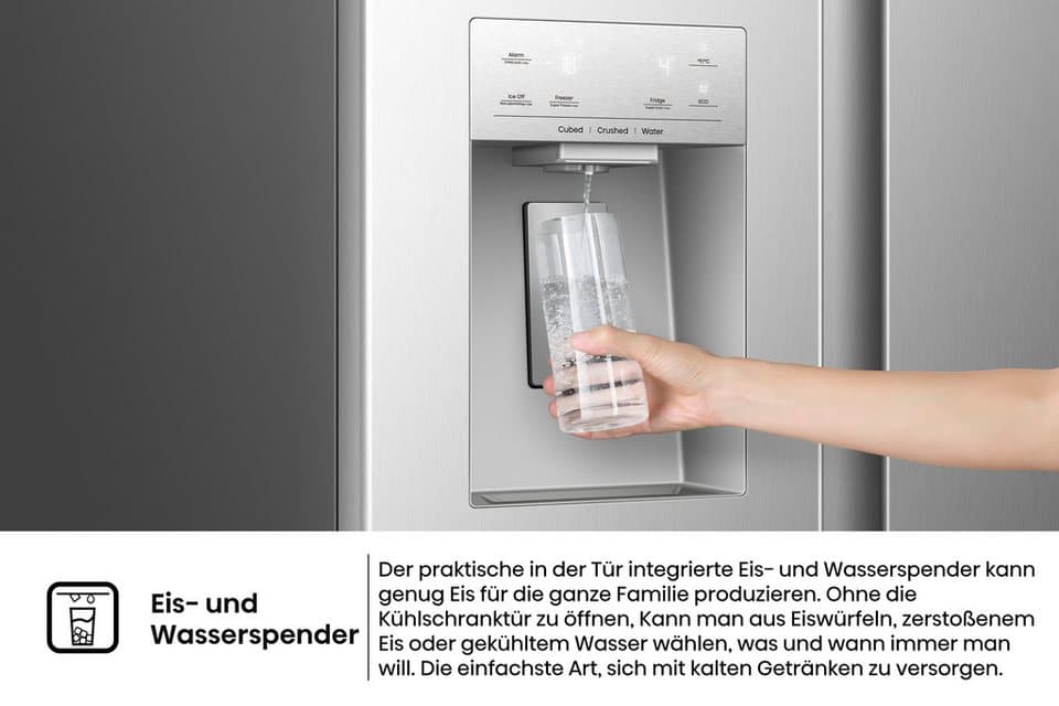 Hisense Side-by-Side MS91528IC, 178,6 cm hoch, 91,1 cm breit, mit Wasser-/Eisspender, kein Festwasseranschluss dank Tank - Thumbnail 20