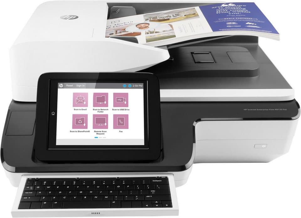 HP ScanJet Enterprise Flow N9120 fn2 Scanner, (LAN (Ethernet) - Thumbnail 2