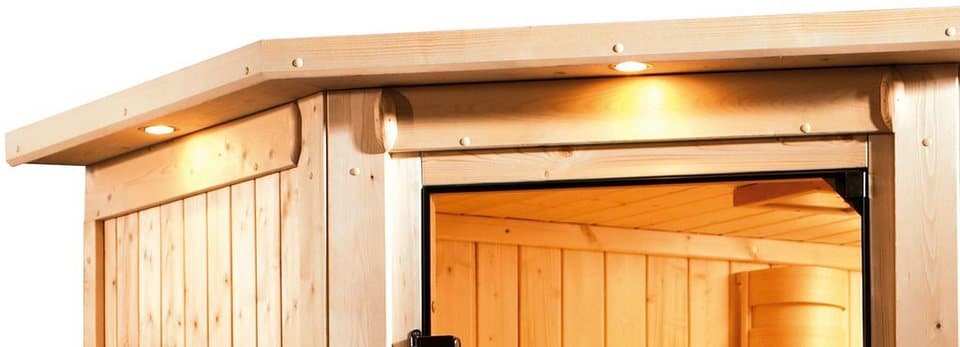 Karibu Sauna Bedine, BxTxH: 210 x 165 x 202 cm, 68 mm, (Set) ohne Ofen - Thumbnail 5