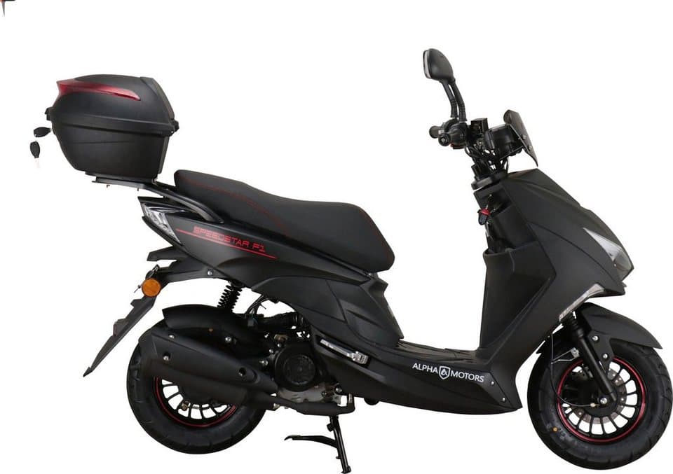 Alpha Motors Motorroller Speedstar FI, 50 ccm, 25 km/h, Euro 5, (mit Topcase), mit Lenkerschloss - Thumbnail 3