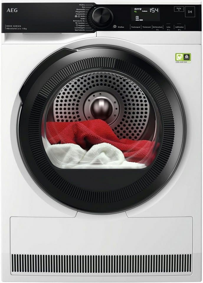 AEG Wärmepumpentrockner 8000 AbsoluteCare® TR8T75780, AbsoluteCare®: jetzt auch Wolle und Seide trocknen ohne Einlaufen