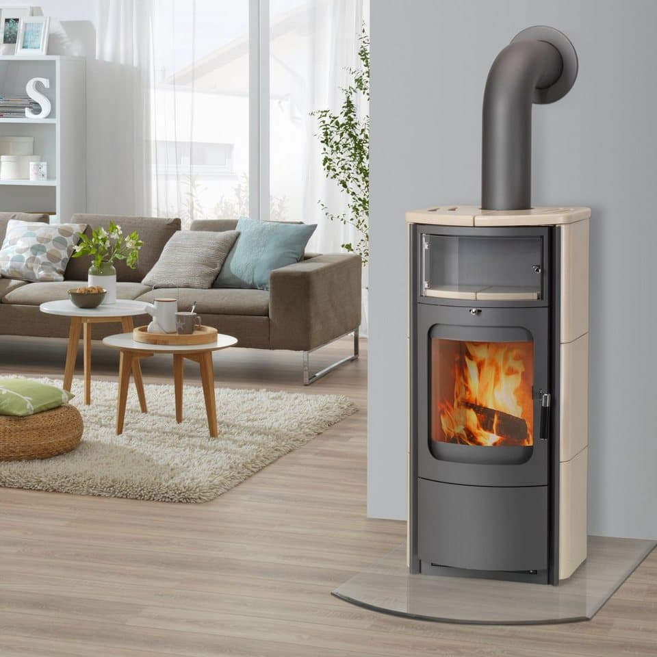 HARK Kaminofen »Opera B Kachel creme«, 7 kW, Dauerbrand - Thumbnail 2