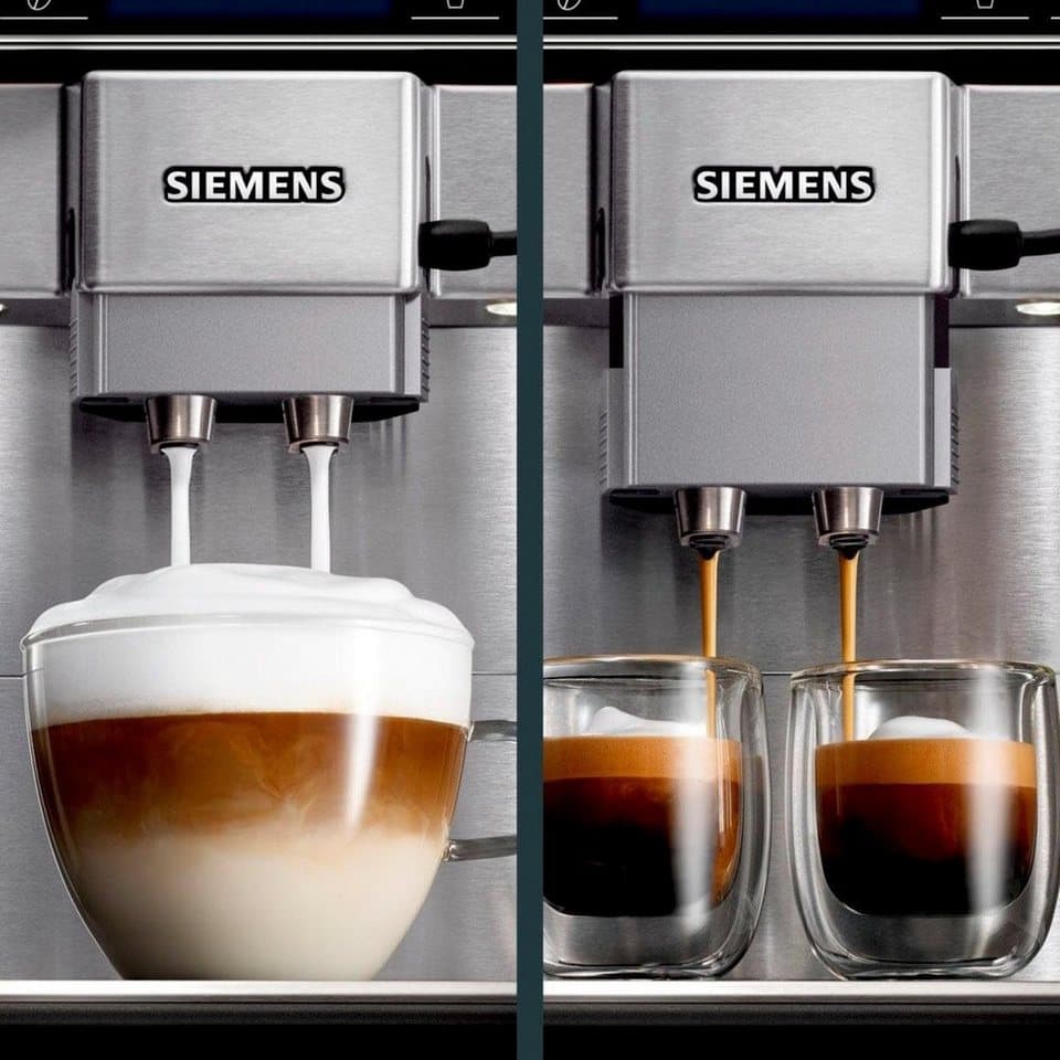 SIEMENS Kaffeevollautomat EQ6 plus s700 TE657503DE, Doppeltassenfunktion, Keramikmahlwerk, viele Kaffeespezialitäten, automatische Dampfreinigung, edelstahl - Thumbnail 5