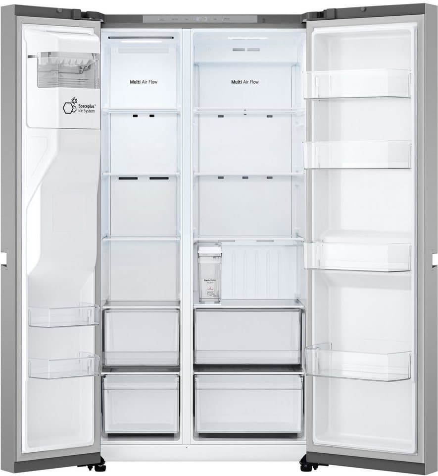 LG Side-by-Side GSLC41PYPE, 179 cm hoch, 91,3 cm breit, Total No Frost, LINEARCooling, Multi-Airflow, Integrierter Wassertank - Thumbnail 6