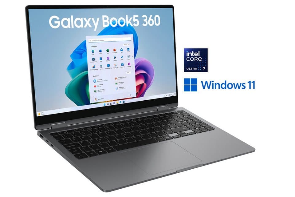 Samsung Galaxy Book5 360 15,6'' (NP750Q) Ultra7 16 GB + 512 GB Convertible Notebook (39,6 cm/15,6 Zoll, Intel Core Ultra 7, ARC, 16 GB, 512 GB SSD) - Thumbnail 4