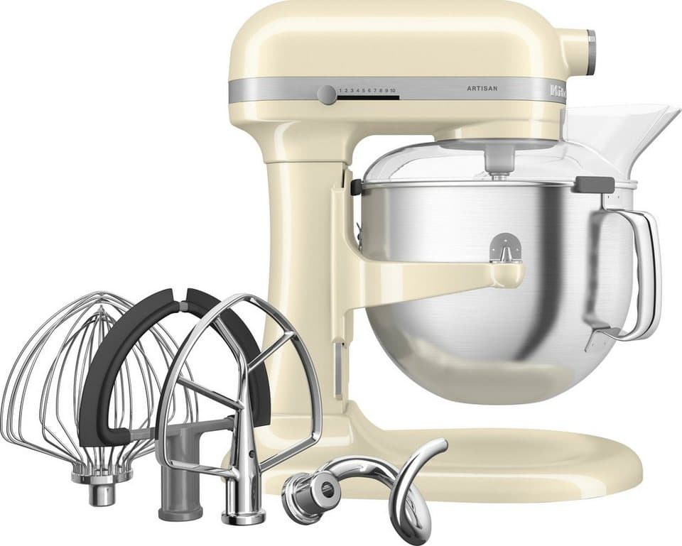 KitchenAid Küchenmaschine 5KSM70SHXEAC Crème, 375 W, 6,6 l Schüssel