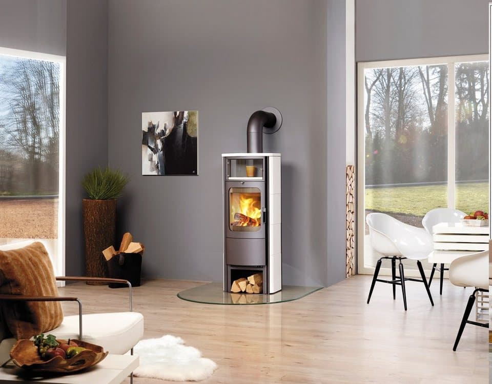 HARK Kaminofen Opera B Grande, 7 kW, Dauerbrand, creme-weiß - Thumbnail 2