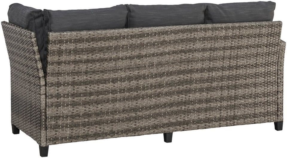 KONIFERA Gartenlounge-Set Rotterdam, (Set, 20-tlg., 3x 3er Sofa, 2x Hocker, 1x Tisch 120x82x67cm, inkl. Auflagen), Polyrattan, Stahl, Tischplatte aus Nonwood - Thumbnail 9
