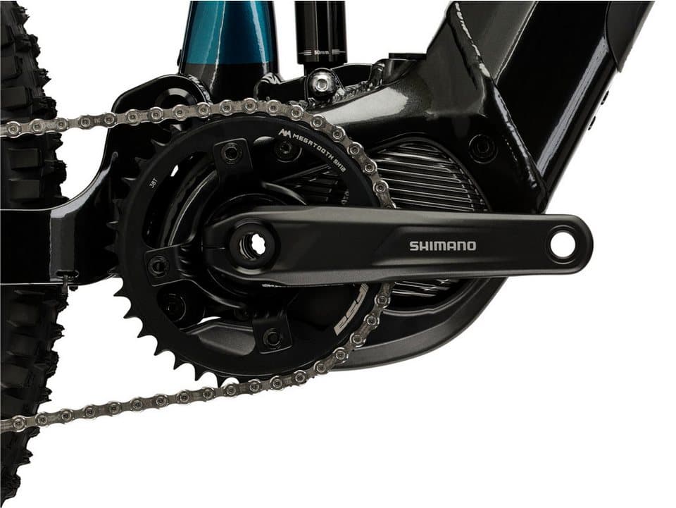 Kross E-Bike Mountainbike E-MTB Grist Boost 2.0 630 29" türkis 12 Gänge - Shimano Mittelmotor, 12 Gang Shimano DEORE M6100 Schaltwerk, Kettenschaltung, Mittelmotor, 630 Wh, SHIMANO Steps 36 V/250 W, Mittelmotor DU-EP800 - Thumbnail 14