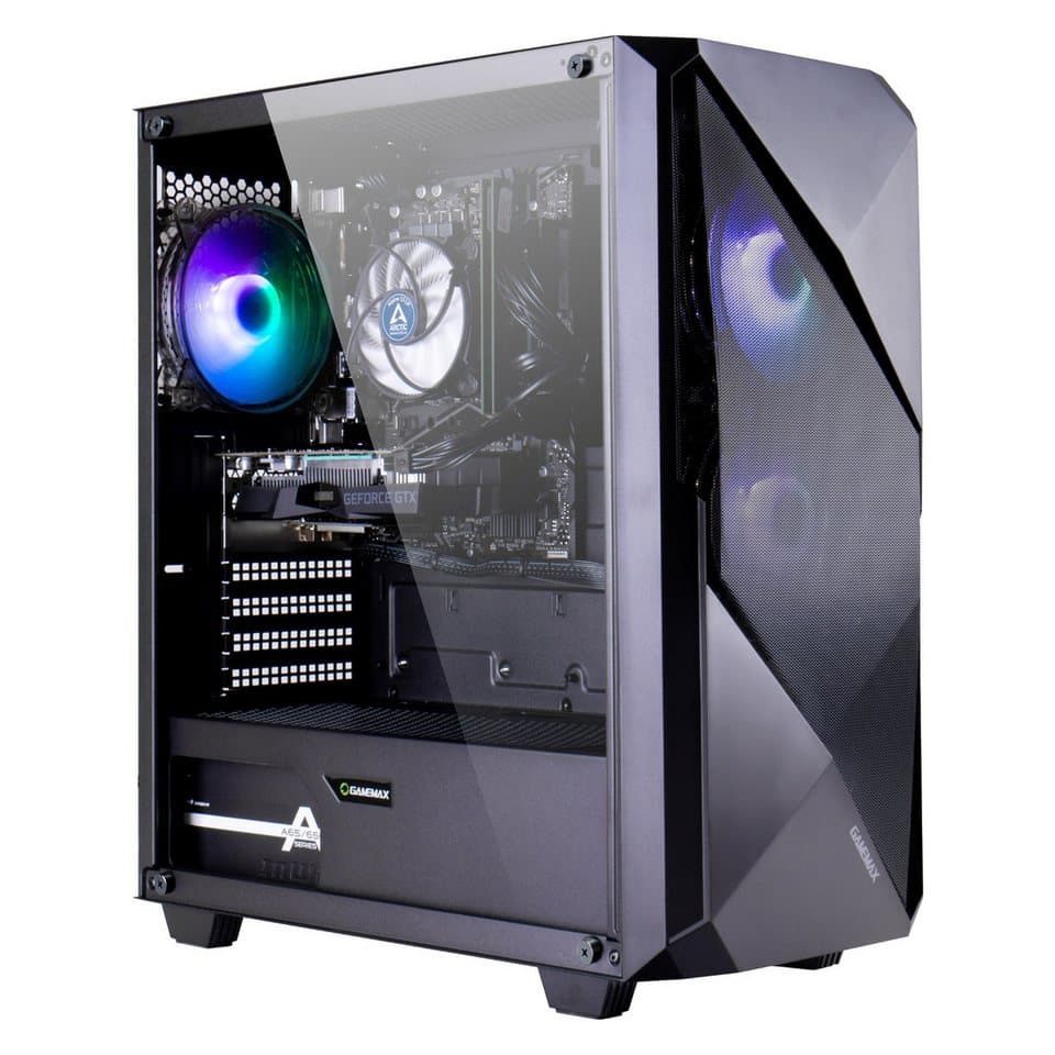GAMEMAX MegaDeal Striker 2808 AMD Ryzen 7 5700X 32GB 1TB SSD RTX 5060Ti Gaming-PC-Komplettsystem (27", AMD Ryzen 7 5700X, RTX 5060 Ti, 32 GB RAM, 1000 GB SSD, Windows 11 + MSI PRO MP272L LCD-Monitor, 68,6cm (27) - Thumbnail 3