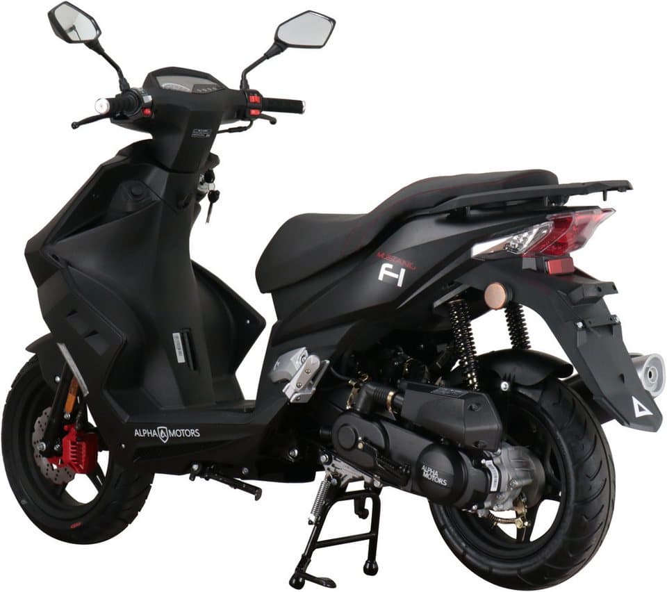 Alpha Motors Motorroller Mustang FI, 50 ccm, 45 km/h, Euro 5, mit USB-Anschluss und Lenkerschloss, sportliches Design - Thumbnail 3
