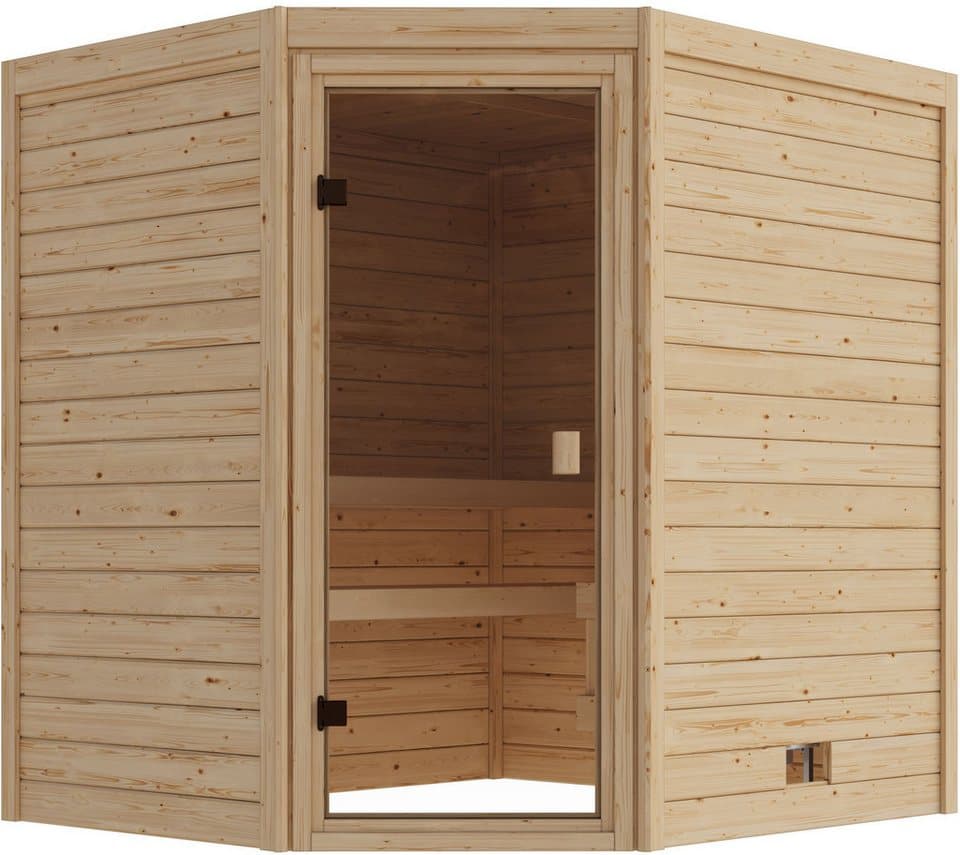 welltime Sauna Lohja, BxTxH: 196 x 170 x 202 cm, 28 mm, verschiedene Varianten - Thumbnail 2