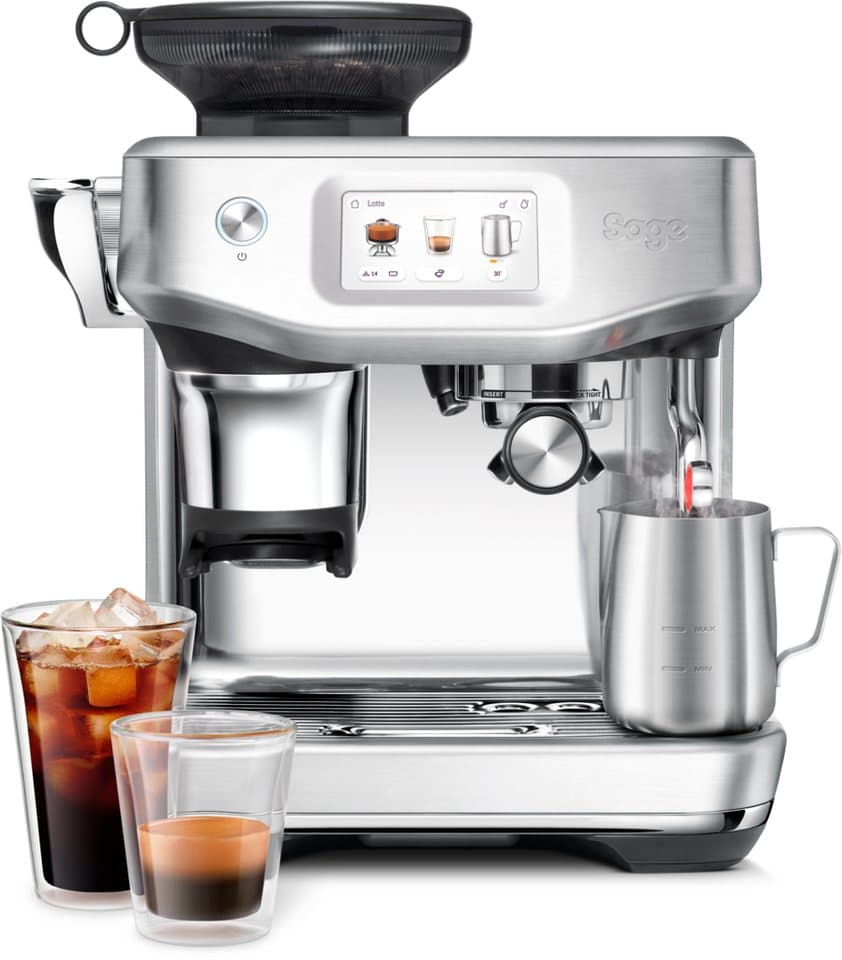 Sage Espressomaschine Barista Touch Impress SES882BSS, Cold Brew & Cold Espresso, Barista-Anleitung, Einstellungen für Milchalternativen - Thumbnail 18
