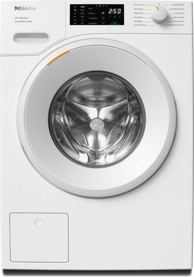 Miele Waschmaschine WSB363 WPS PWash&8kg, 8 kg, 1400 U/min, Getestet auf 20 Jahre perfekte Wäschepflege, 25 Jahre Motorgarantie