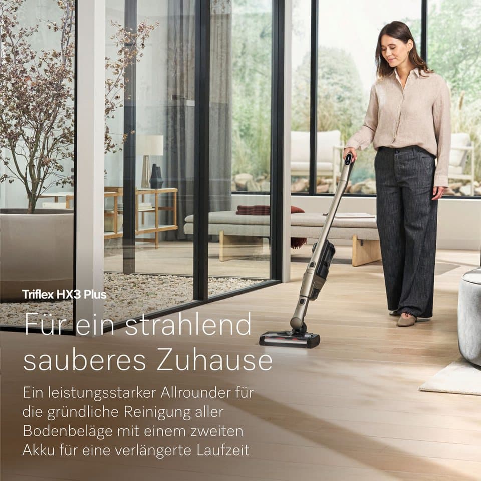 Miele Akku-Stielstaubsauger Triflex HX3 Plus, 192 W, beutellos - Thumbnail 3