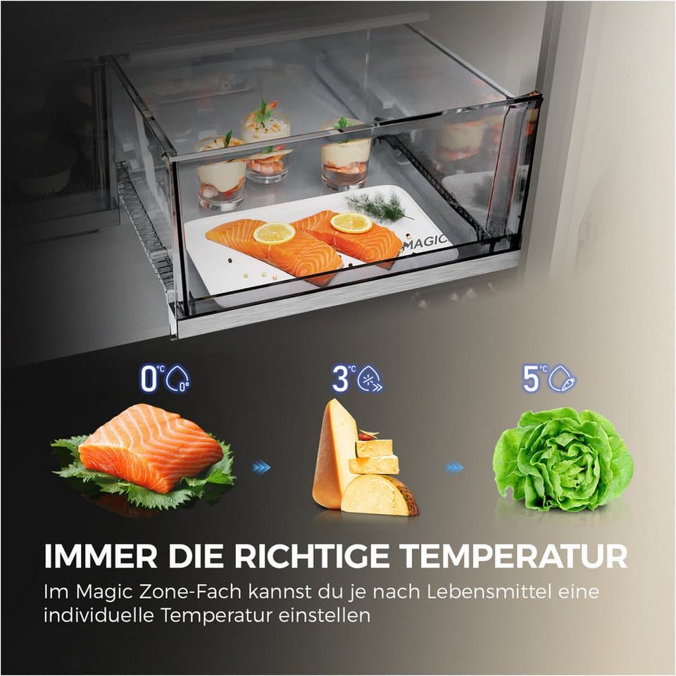 Haier Multi Door Horizon Collection HCW99F18DHMB, 182,5 cm hoch, 90,5 cm breit - Thumbnail 8